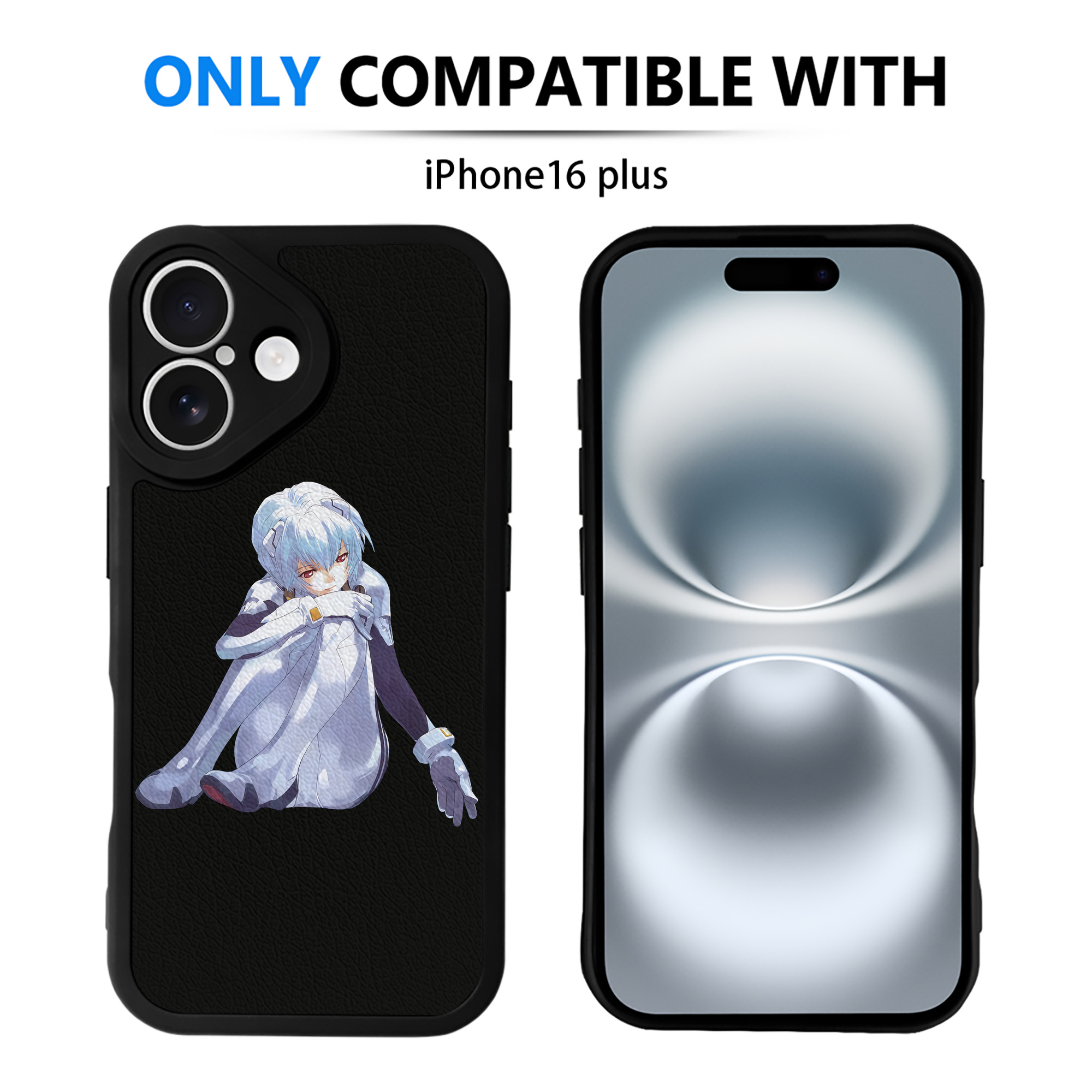 （画像用） EVA 新世紀エヴァンゲリオン 【iPhone 16シリーズ対応】シリコンスマホケース（レザー調） 材質：シリコン